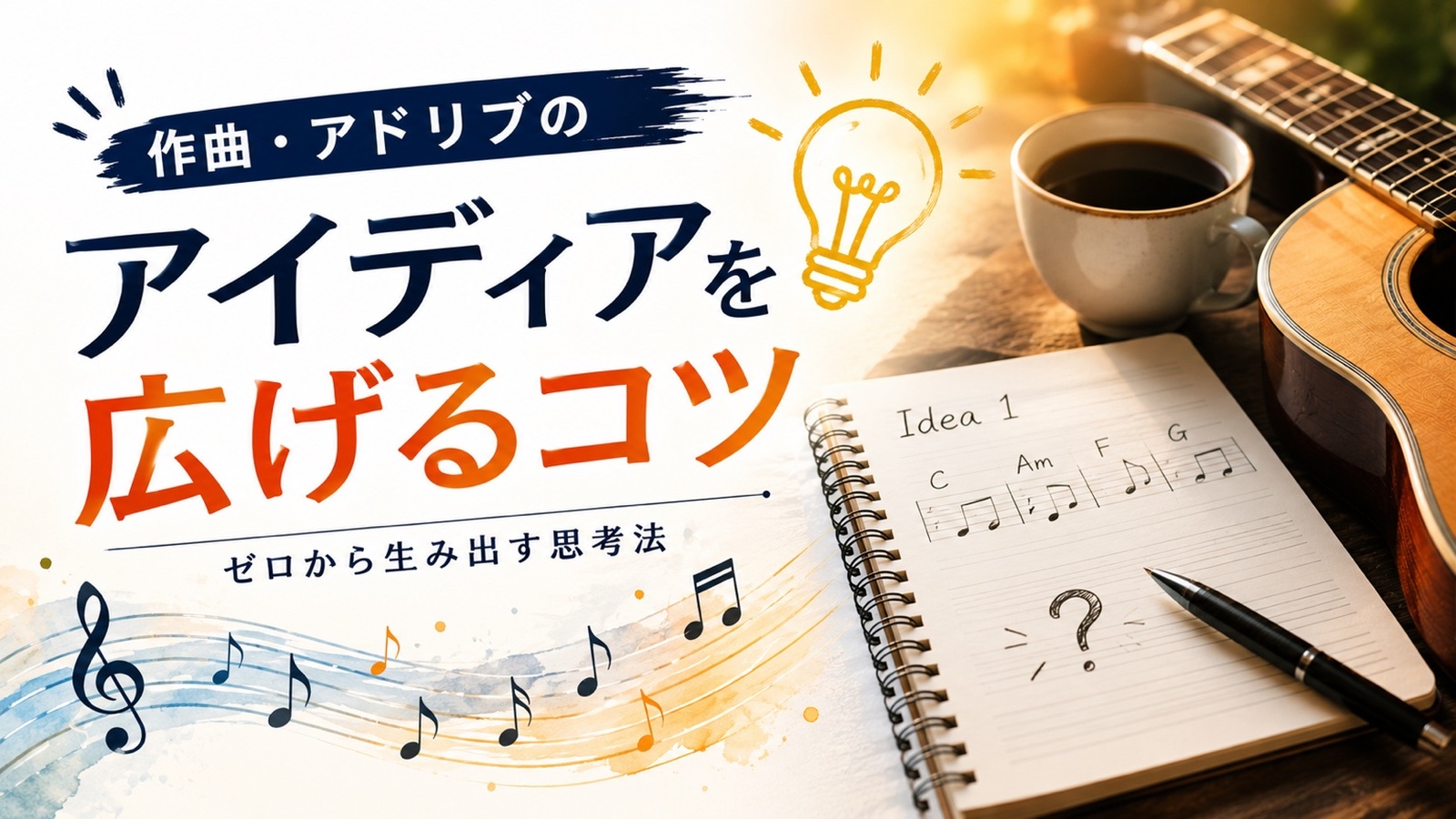 作曲のアイディアを広げるコツ